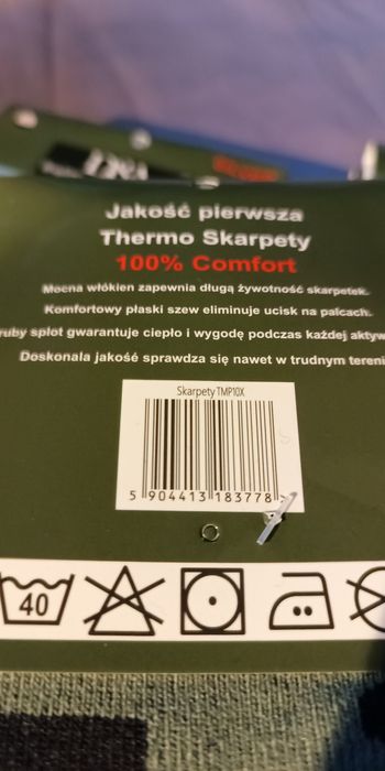 Termiczne męskie ciepłe skarpety. Bardzo wytrzymałe!