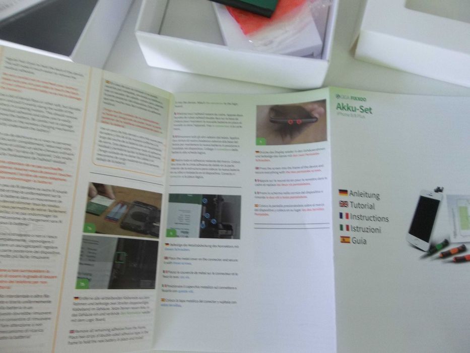 Набор аккум айфон 8+ и набор инструмента для установки.