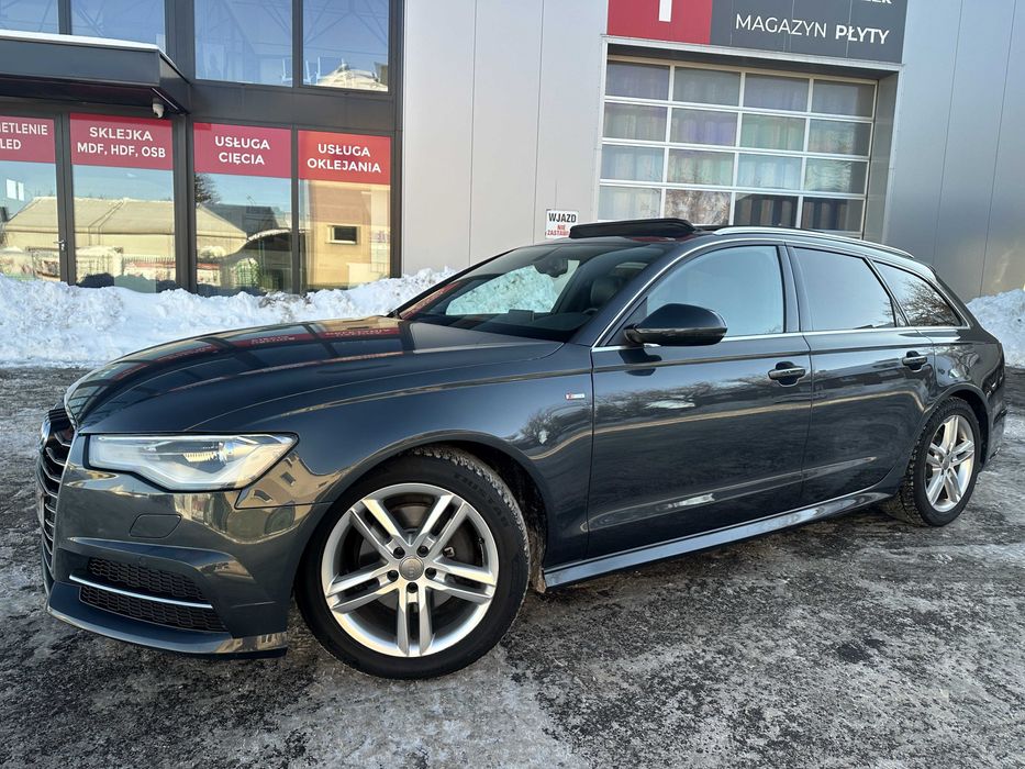 AUDI A6 C7 LIFT 2.0 TDI 190PS S-LINE Panorama Skóra LED Kamera PDC 18"