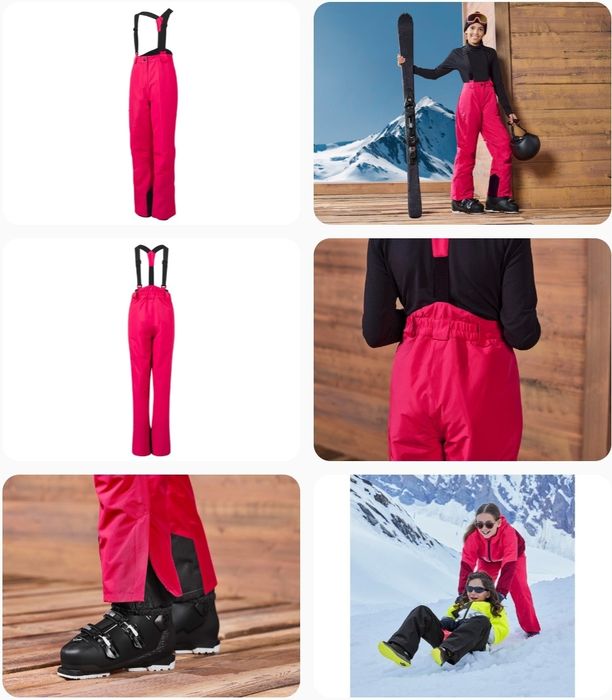 ТЕРМО Штани Мембранні Напівкомбінезони лижні Crivit 134-152 NEW!!.