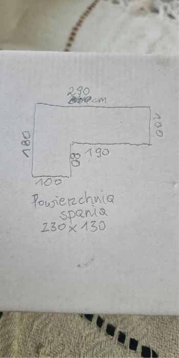 Nowy, szary, narożnik/kanapa z funkcją spania – nieużywana