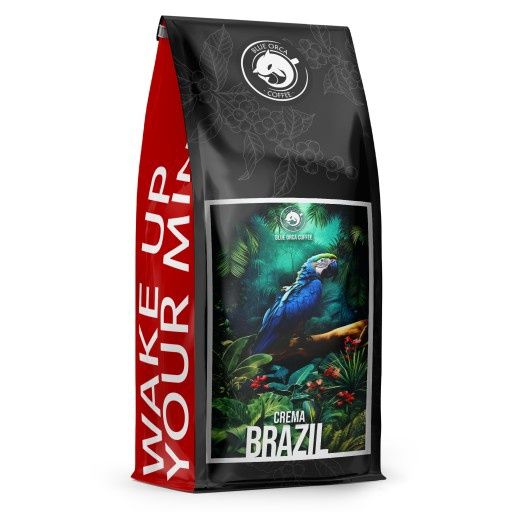 Kawa ziarnista Blue Orca Coffee Brazil Crema 1 kg