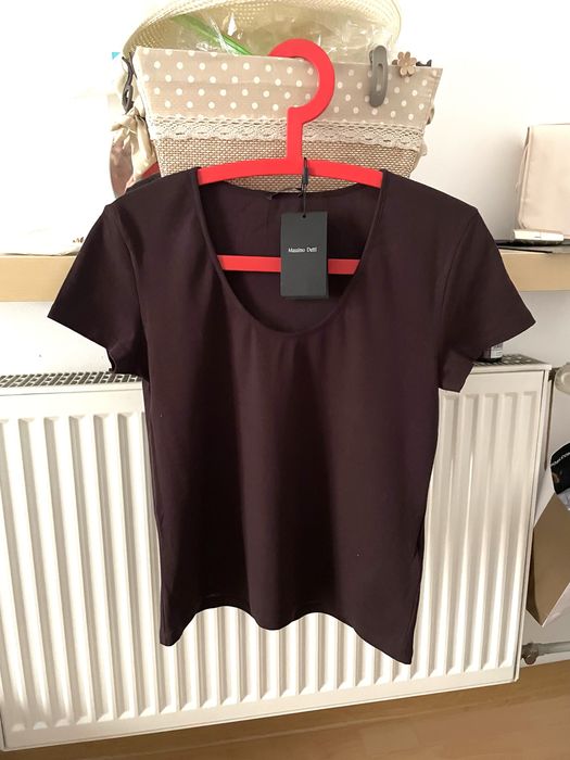Massimo Dutti brązowa bluzeczka  s/M