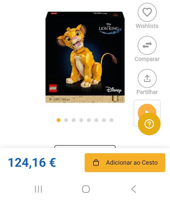 Lego Rei Leão Disney