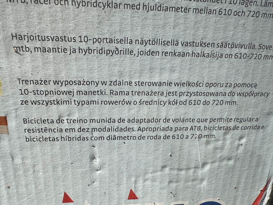 Trenażer rowerowy Sirius nowy