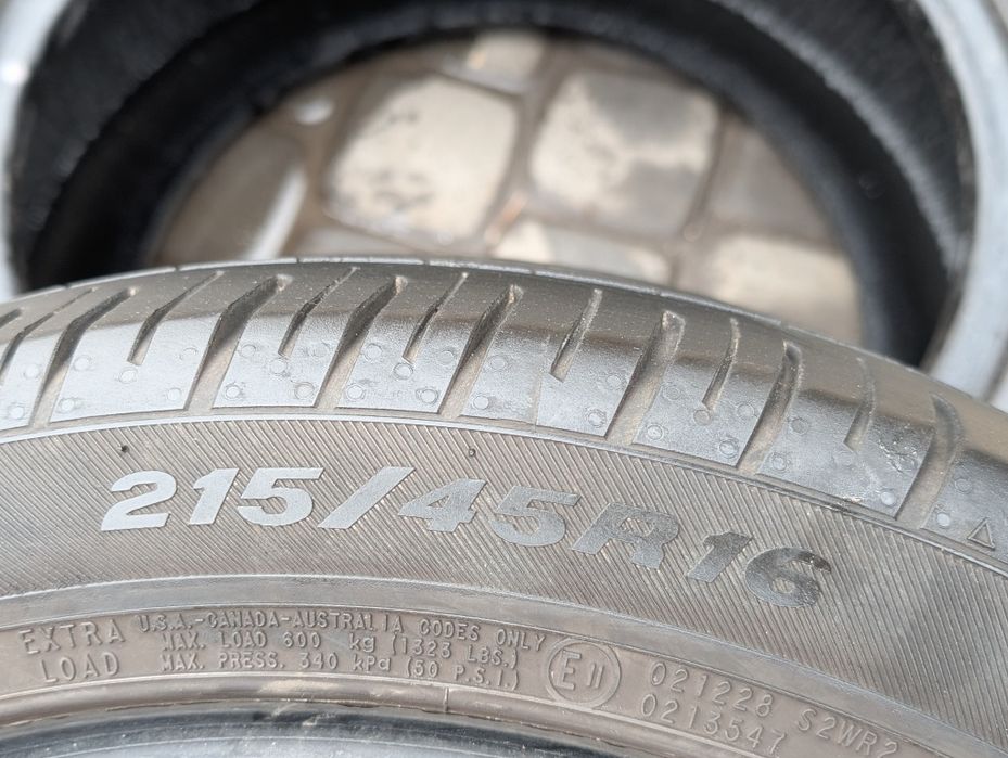 Шини літні Cooper 215/45 R16 для A1 Пежо 206 Fabia Rapid Polo