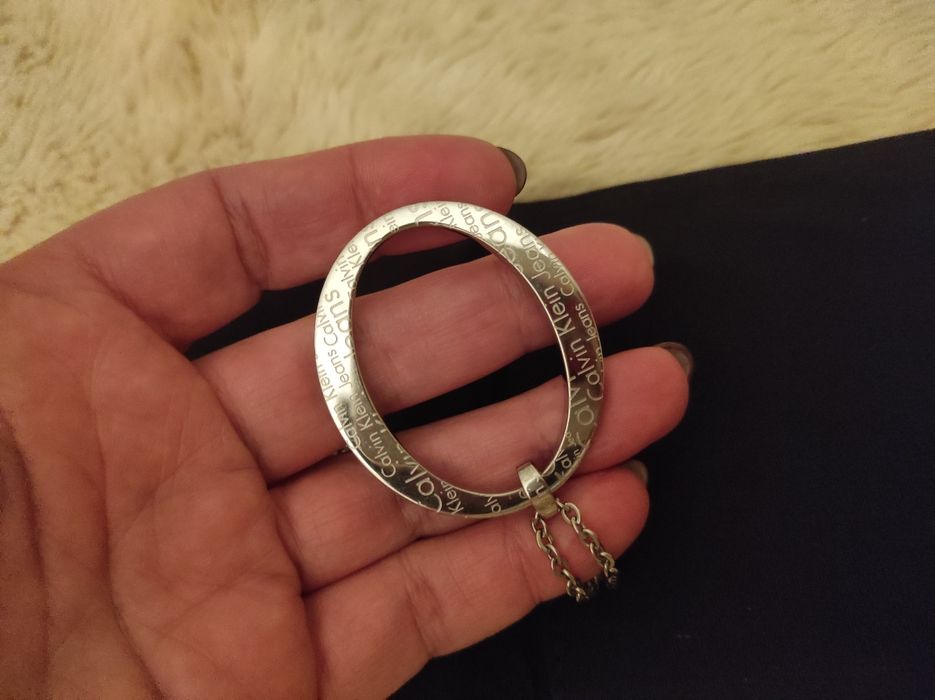 Brincos e colar calvin klein