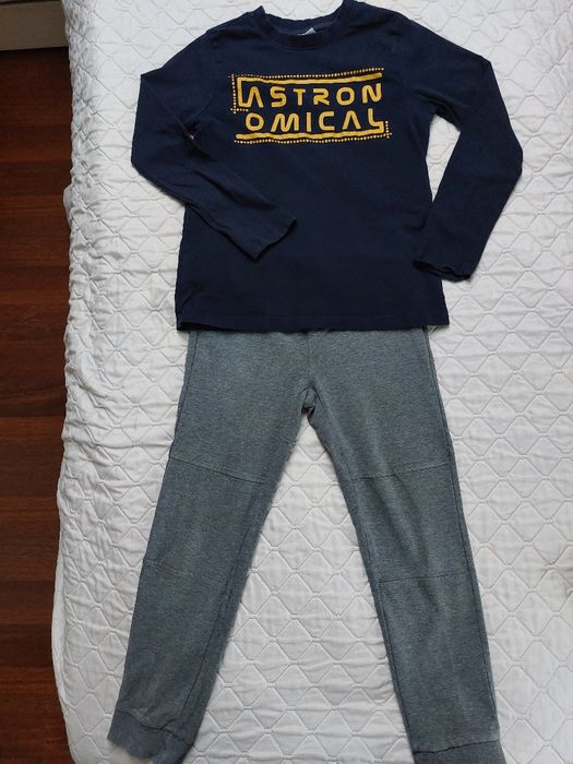 Spodnie bluzka coccodrillo 140 dla chłopca