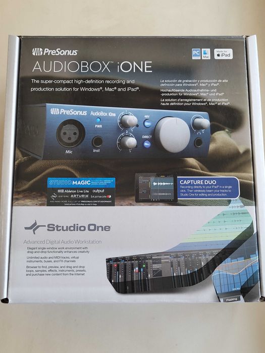 Звукова карта Аудіоінтерфейс PreSonus AudioBox iOne