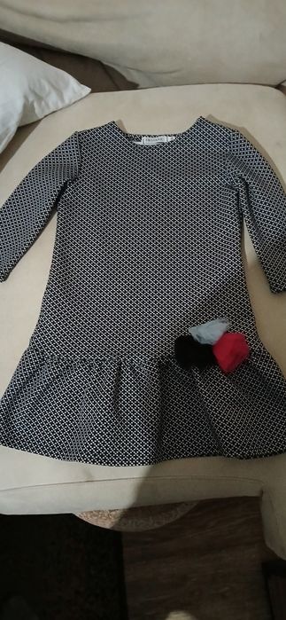 Нарядное платье с фатиновыми бантиками