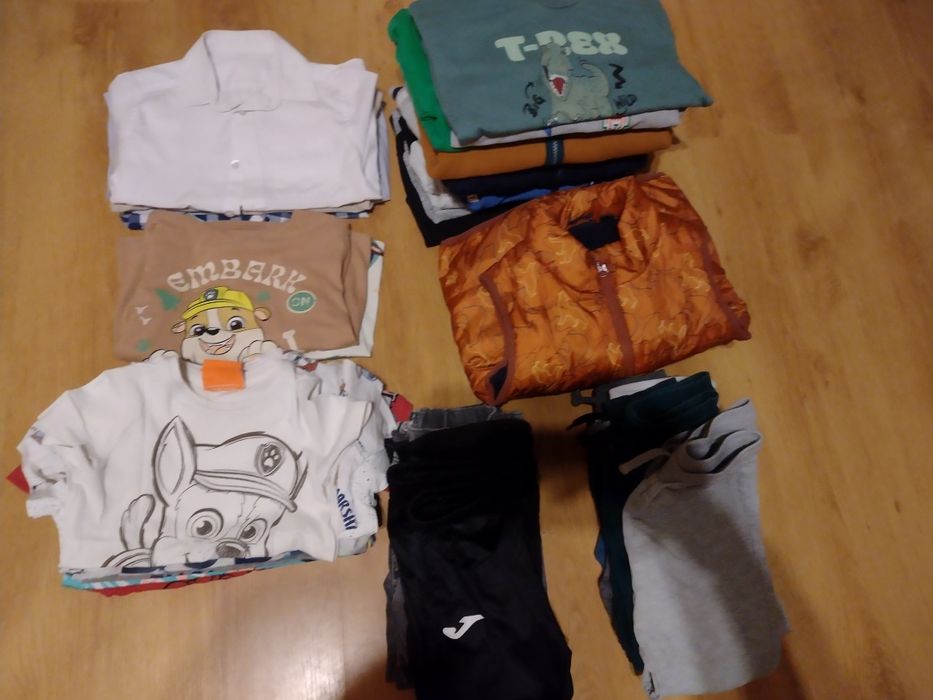 Paka ubrań 110 chłopięce