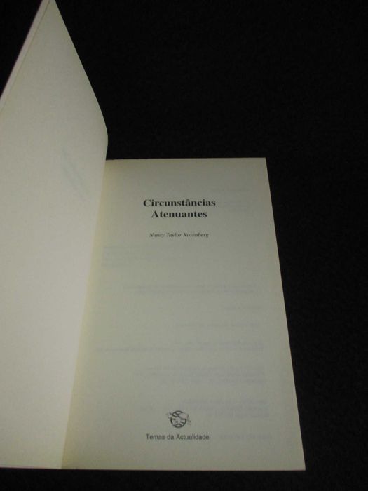 Livro Circunstâncias Atenuantes Nancy Taylor Rosenberg