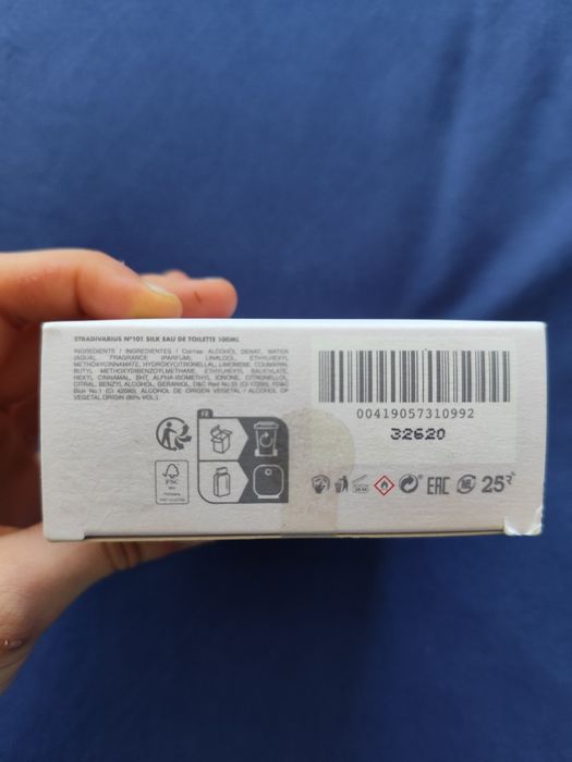 Perfume n.º 101 Silk Basic Collection Stradivarius selado