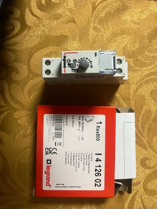 Temporizador de iluminação da escada Legrand Rex800 230V
