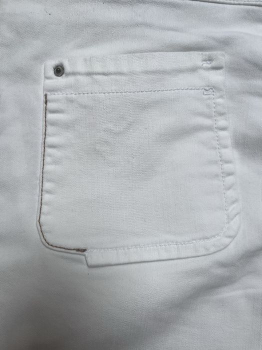 Białe ogrodniczki jeans  DKNY r. XS