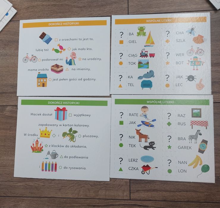 Gra edukacyjna zabawa w czytanie