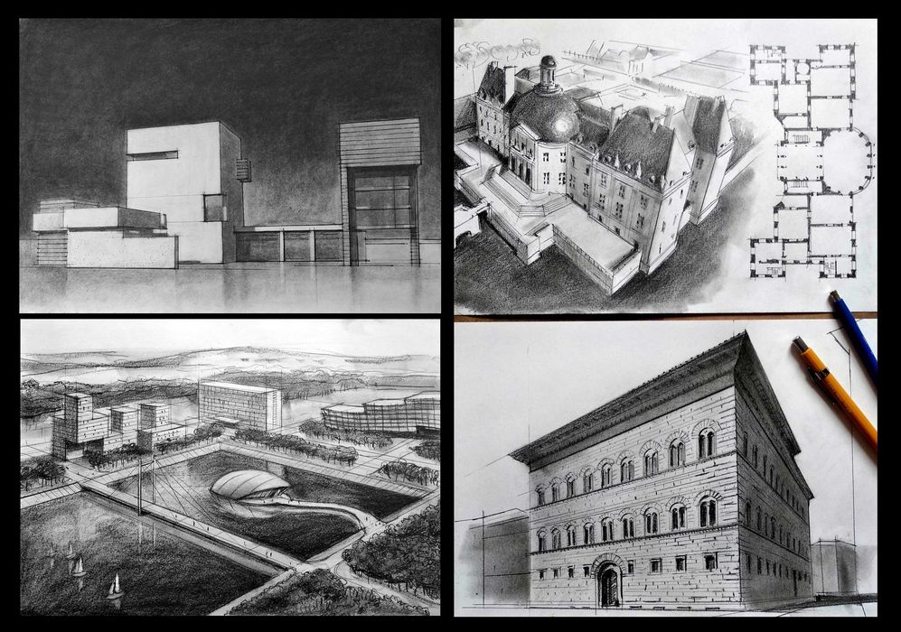 indywidualne lekcje rysunku architektonicznego