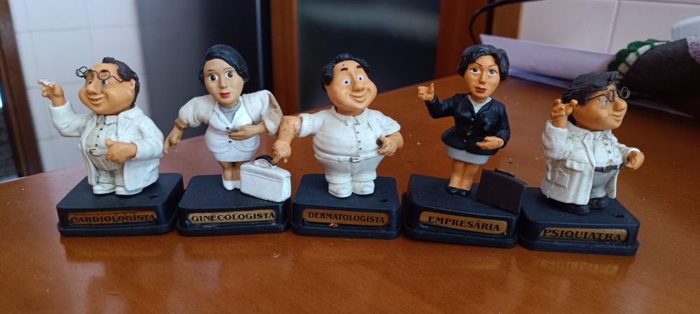 Bonecos vintage caricaturas