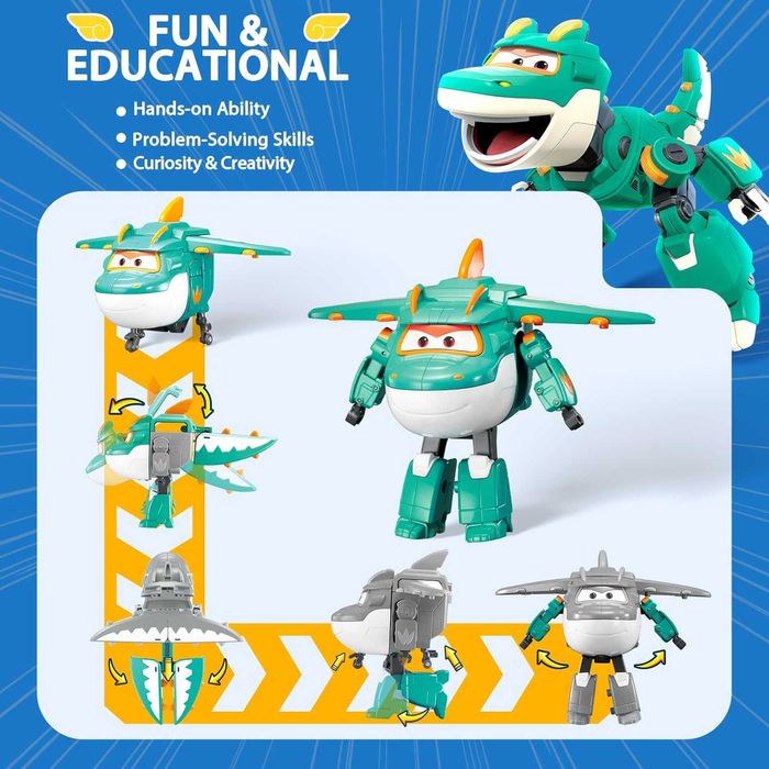 Super Wings Transformacja Tino & Pet