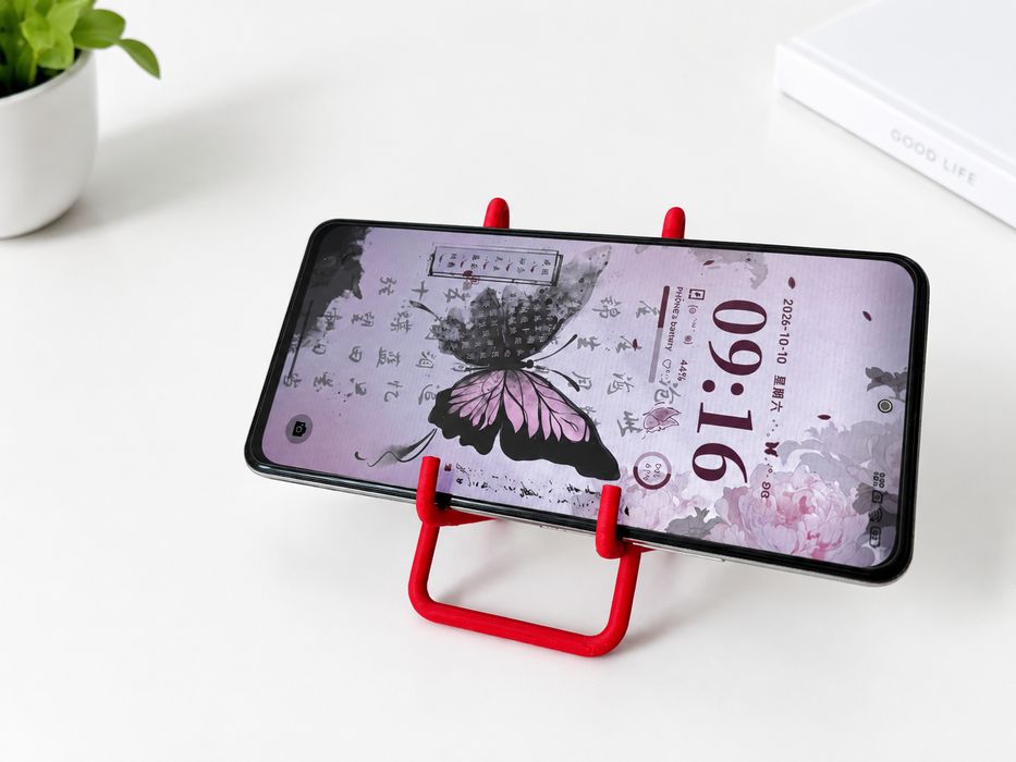 Suporte para telemóvel com design simples