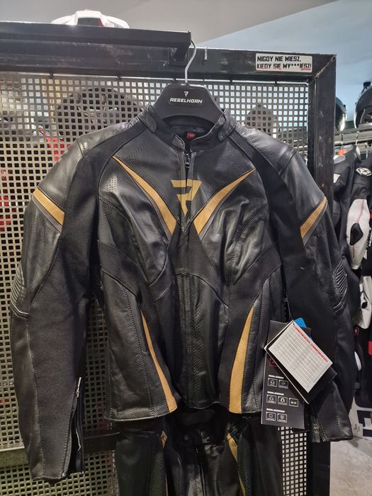 Kurtka Skórzana REBELHORN REBEL LADY Black/Gold '42 !Sklep! !Promocja!
