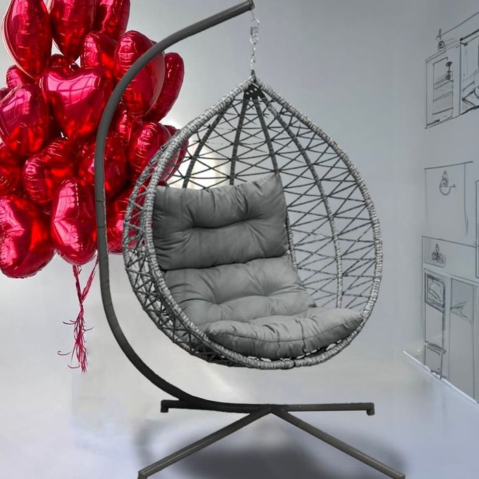 Акція! Ціну Знижено! Підвісне Крісло кокон. Гойдалка качалка садова