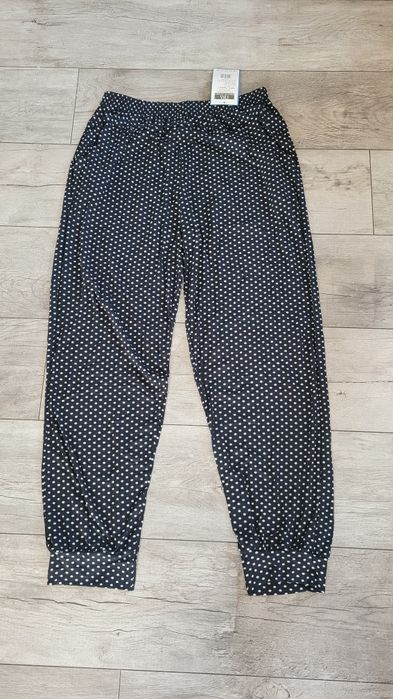 D&A spodnie alladynki bambusowe L-3XL w groszki