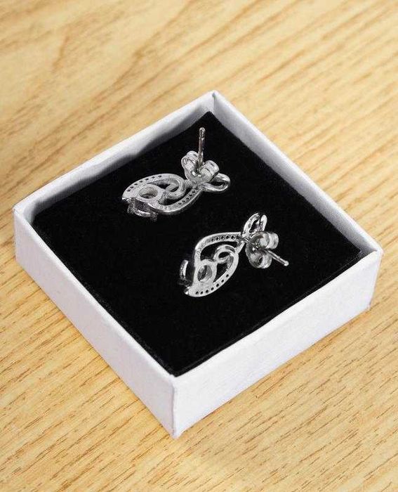Серебряные серьги 925 пробы, сережки, серебро 925 проба
