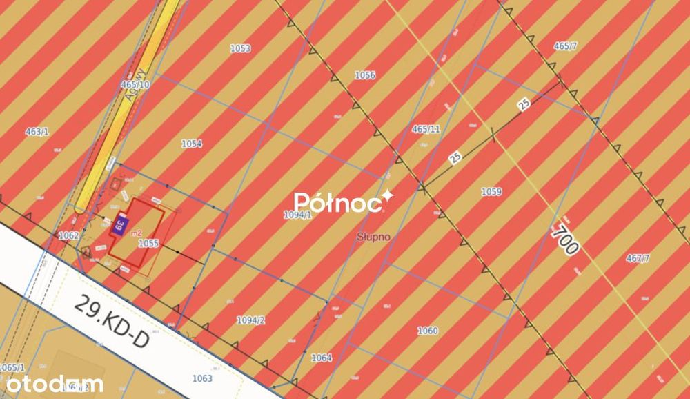 Działka budowlana 1410 m² | MPZP | Słupno