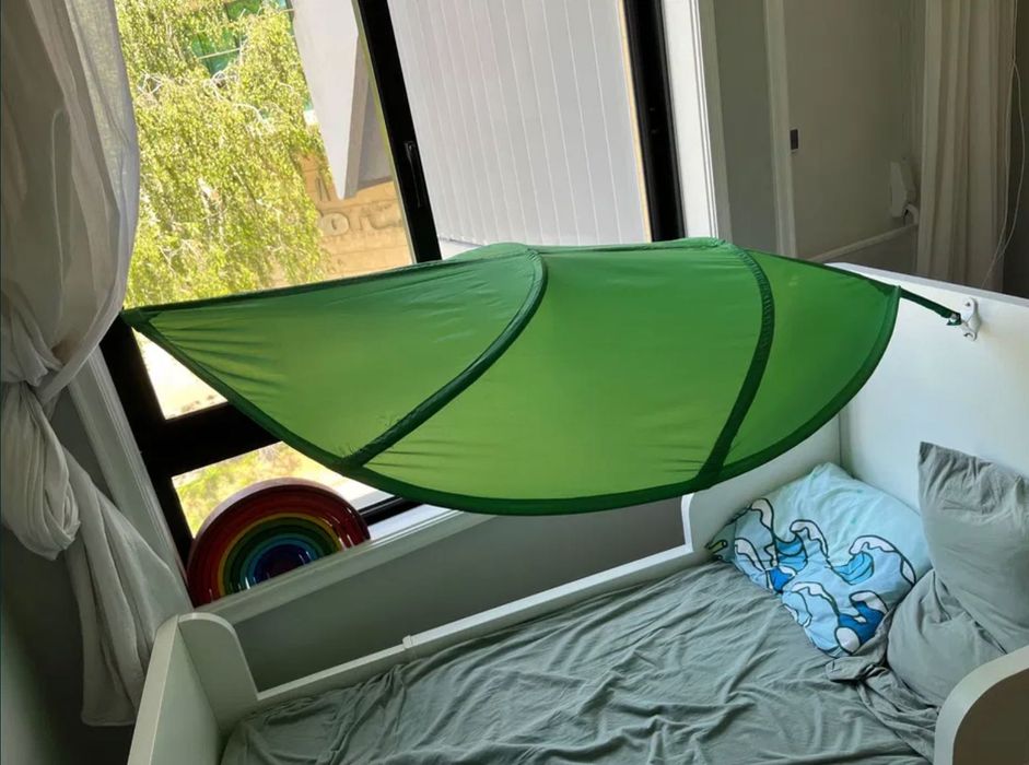 BUSUNGE Cama infantil extensível 80x200 cm + colchão ÖMSINT