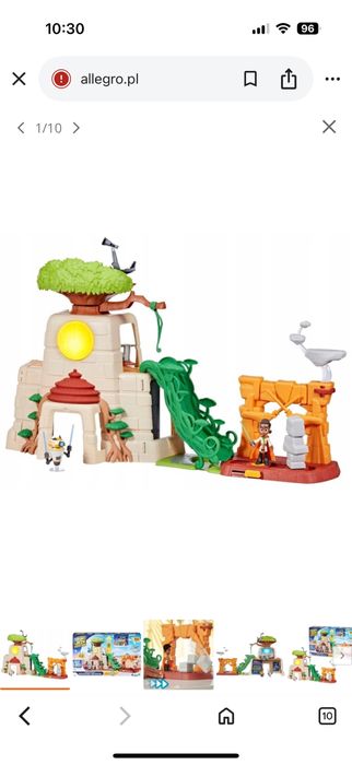 STAR WARS Interaktywna Świątynia Jedi na Tenoo + 2 figurki F7879