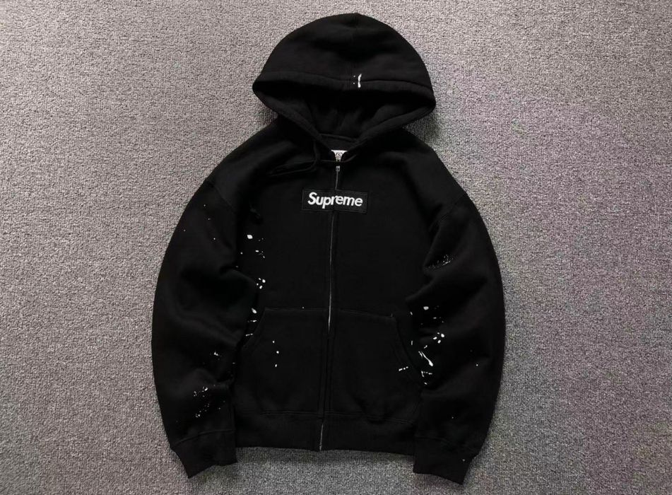 ‼️БЕЗ ПЕРЕДОПЛАТ‼️Зіп Худі Supreme x Maison Margiela