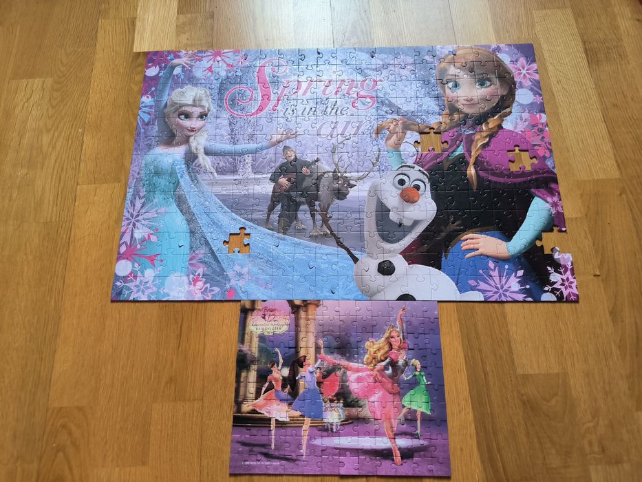 Puzzle 3D Barbie gratis Frozen