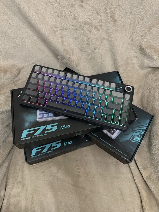 Aula F75 Max механическая безпроводная клавиатура с экраном!!