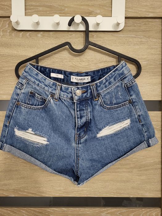 Шорти джинсові жіночі Pull&Bear|розмір 34