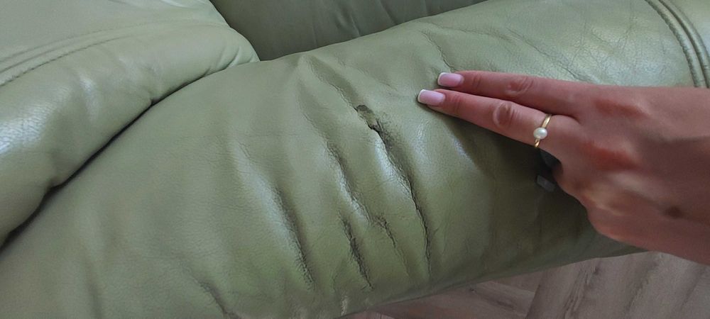 Skórzany komplet mebli!