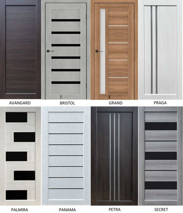 Межкомнатные двери (двері) стандартных и нестандартных размеров