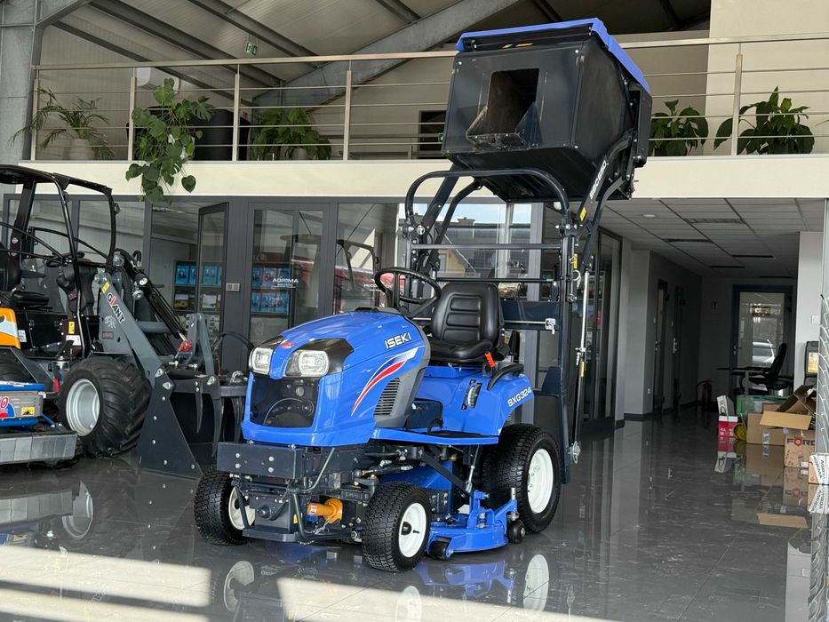 Kosiarka/traktorek ISEKI SXG 324 122cm z wysokim wysypem 2m NOWA Z SALONU