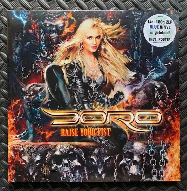 Doro ‎– Raise Your Fist, Blue vinyl