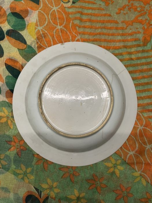 Prato chines azul e branco sec VXIII raro