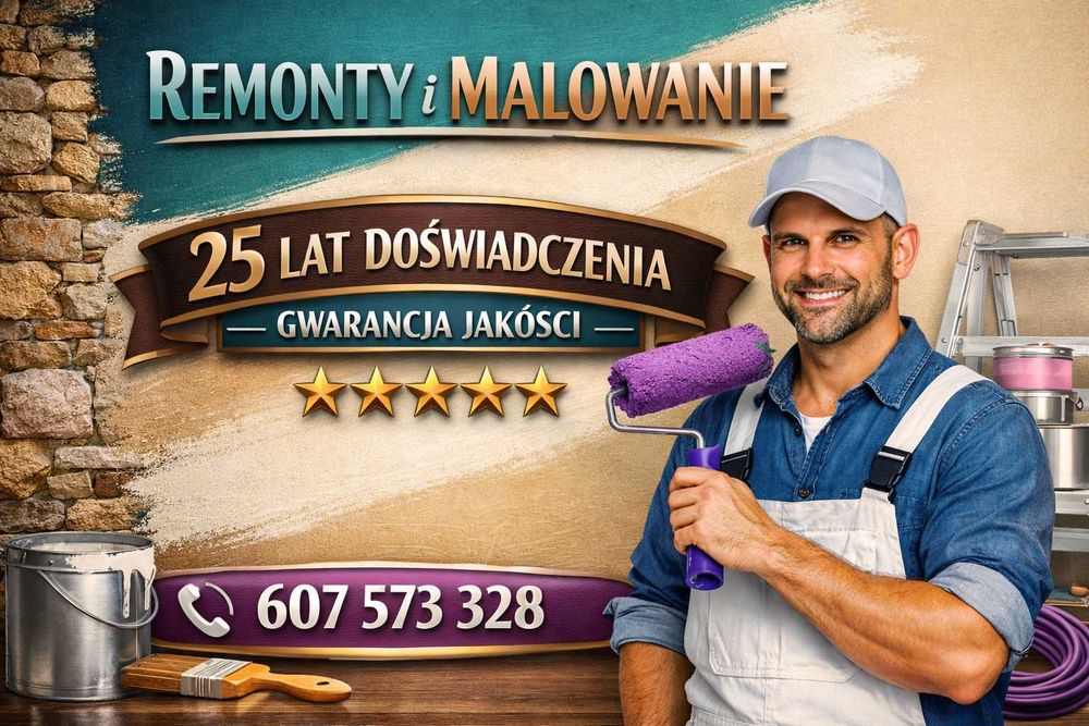 Malowanie Mieszkań Mysłowice- wolne terminy