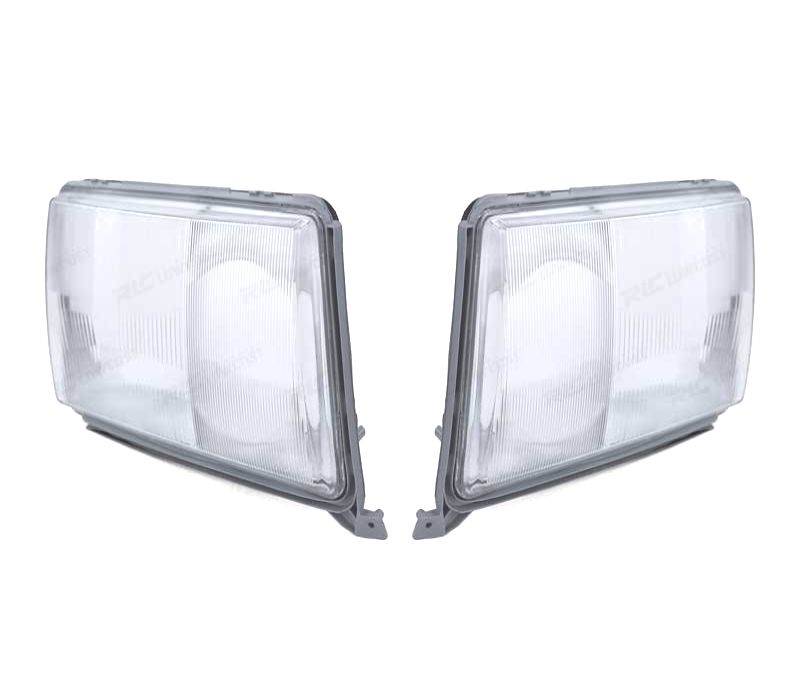 VIDROS FARÓIS FRONTAL MERCEDES W124 89-93
