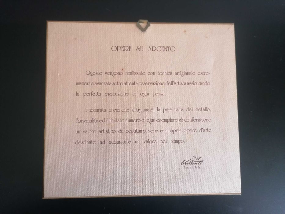 Moldura Quadro em prata Valenti