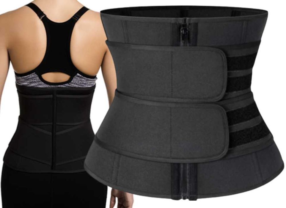 Pas wyszczuplający treningowy neoprenowy fitness odchudzający L