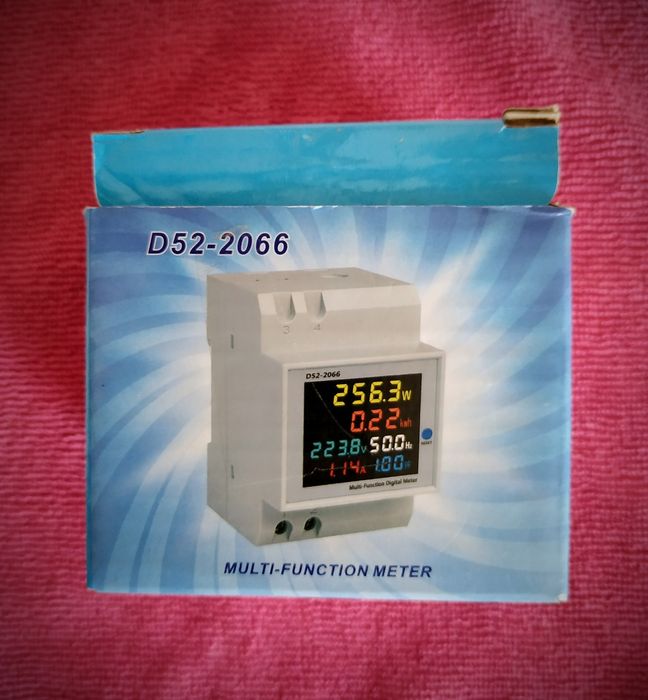 Цифровий вольтметр ватметр амперметр D52-2066.