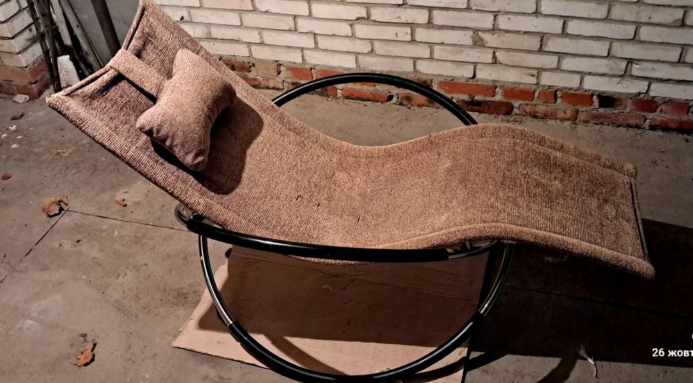 Крісло гойдалка розкладне 160см ×60×85