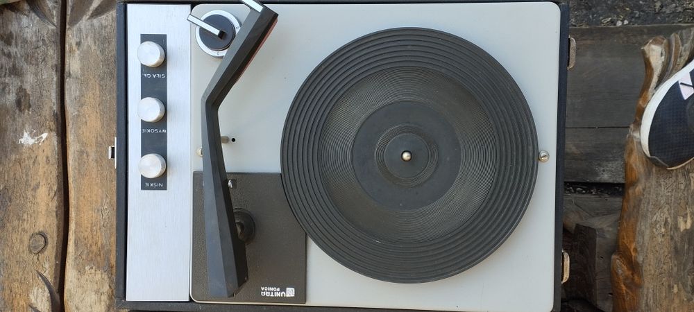 Gramofon walizkowy Unitra Fonica WG-550 | PRL | Zabytek