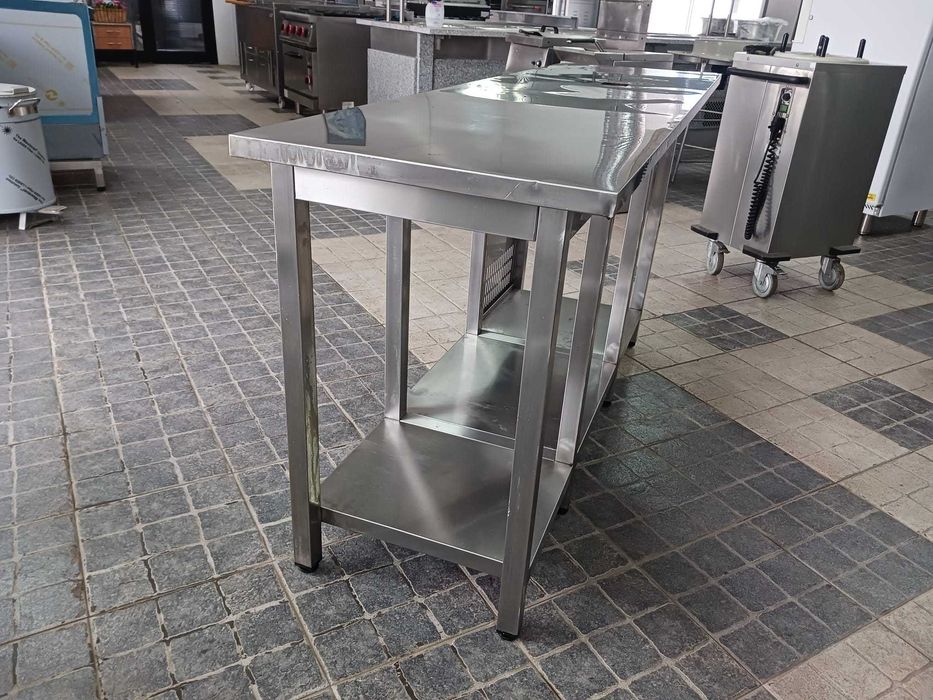 ACM1664 - Bancada de Apoio Inox de 1,9m - Usada