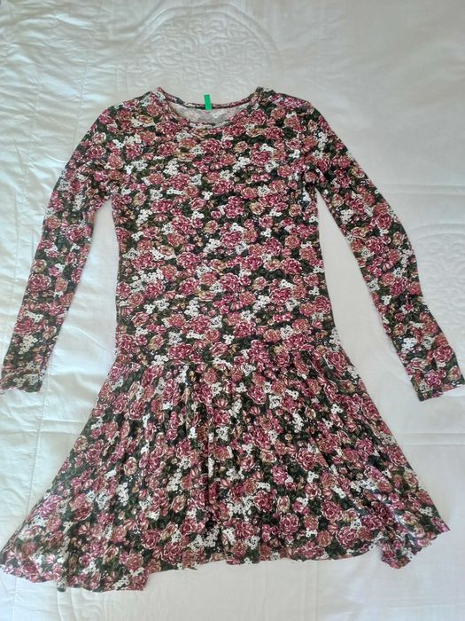 Vestido Benetton Criança 11/12 Anos 2XL 1,60 Cms