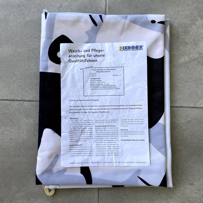 Putzmeister прапор 1,5х2,5м два різновида нові запечатані в упаковках